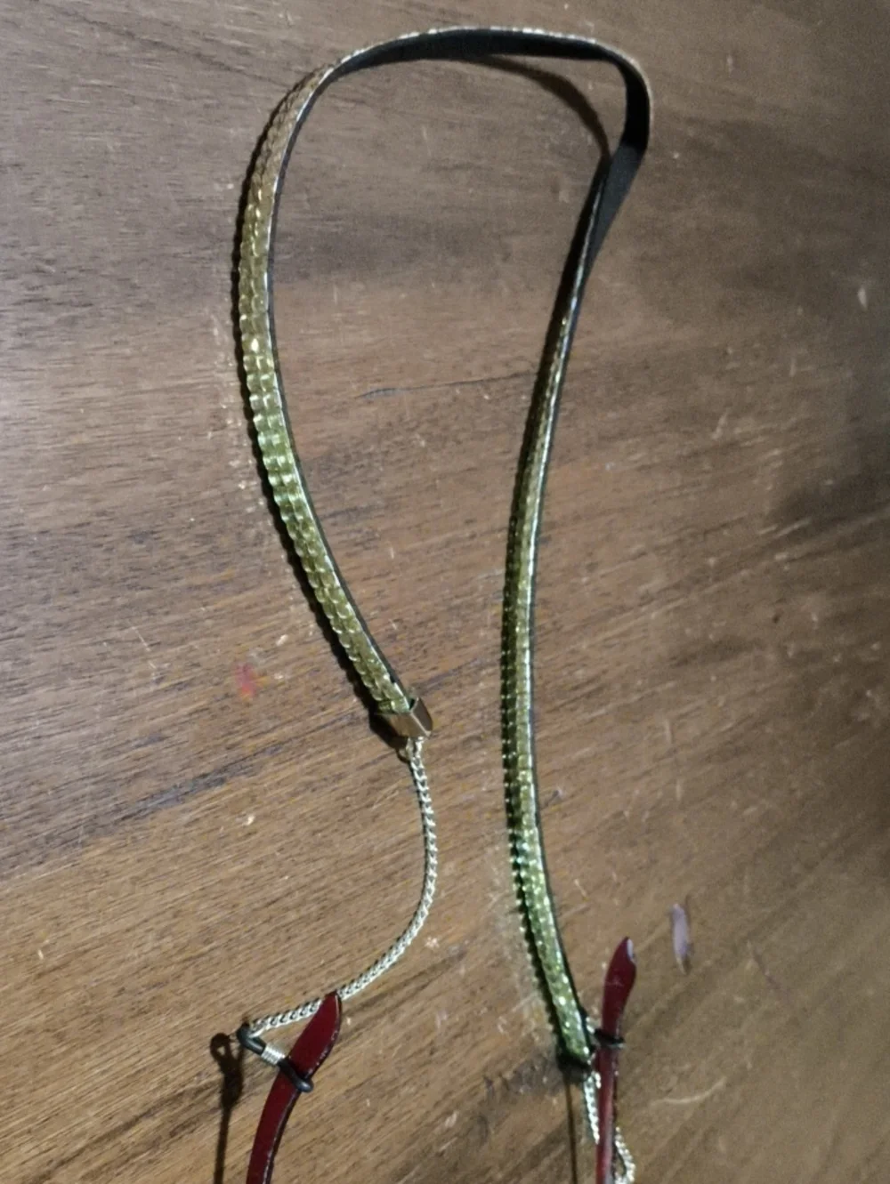 NWT Rhinestone Glasses Holder